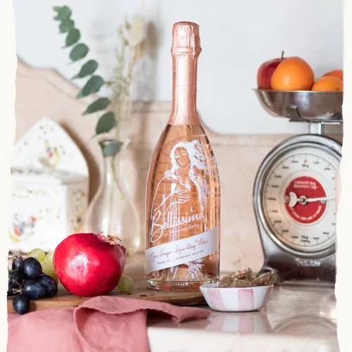 Zero Sugar Sparkling Rosé Wine Bellissima